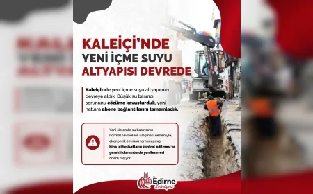 Edirne Belediye Başkanı Filiz Gencan: “Kaleiçi’nin altyapısını geleceğe hazırlıyoruz”