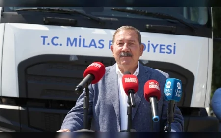 Milas Belediyesi temizlik ve saha hizmetlerini güçlendirmek için 3 yeni aracı filosuna kattı