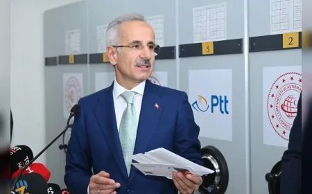 Ulaştırma ve Altyapı Bakanı Abdulkadir Uraloğlu: “PTT’nin kargo gönderi hacmi yaklaşık yüzde 17 arttı”