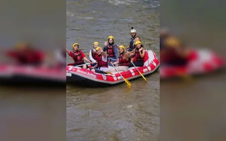 Düzce Belediyesi gençleri Melen Çayı’nda rafting etkinliğiyle adrenalin dolu bir günde buluşturdu