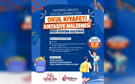 Edirne Belediye Başkanı Filiz Gencan: “Çocuklarımızın eğitim yolculuğunda her zaman yanlarındayız”