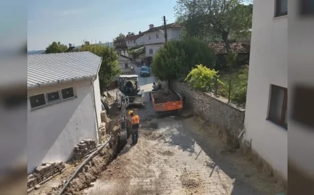 Bursa Keles’te 5 bin 800 metrelik yeni içme suyu hattıyla yaklaşık 200 hanenin altyapısı güçleniyor