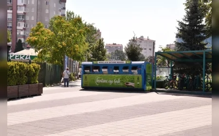 Tepebaşı Belediyesi, 41 noktada geri dönüşüm çalışmalarını sürdürüyor