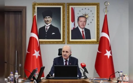 TBMM Başkanı Numan Kurtulmuş: “Raşid el-Gannuşi’nin içinde bulunduğu durumun ciddiyeti göz ardı edilmemelidir”