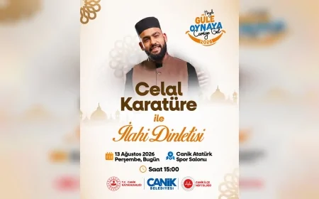 Canik’te 2 bin 500 çocuk hediyelerine kavuşacak, Celal Karatüre ilahileriyle sahne alacak