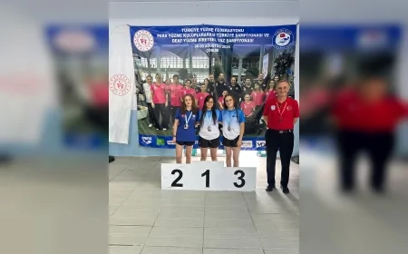 Eskişehir Büyükşehir Spor Kulübü’nün üç genç yüzücüsü Avrupa İşitme Engelliler Gençlik Oyunları’nda Türkiye’yi temsil edecek