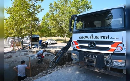 Yalova Belediyesi, 30’uncu DMA noktasıyla su kayıplarını azaltmaya yönelik akıllı altyapı çalışmalarını sürdürüyor