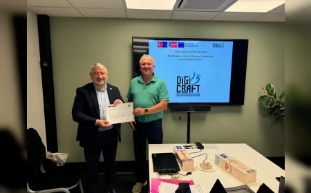 Çorum Belediye Başkanı Dr. Halil İbrahim Aşgın, DigiCRAFT Projesi için Norveç temaslarını tamamladı