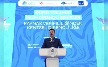 Çevre, Şehircilik ve İklim Değişikliği Bakanı Murat Kurum: “Dirençli şehirleri COP31’de ana başlıklarımızdan biri haline getirdik”