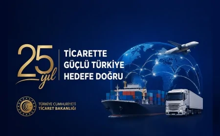 Ticaret Bakanlığı: “25 yıl önce ihracatçıya pazar kapısını açan Türkiye, bugün bütün ekosistemi inşa ediyor”