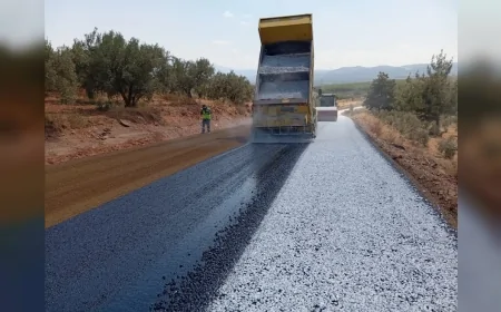 Aydın’da ulaşım yatırımları 17 ilçede eş zamanlı sürüyor: Büyükşehir ekipleri sahada