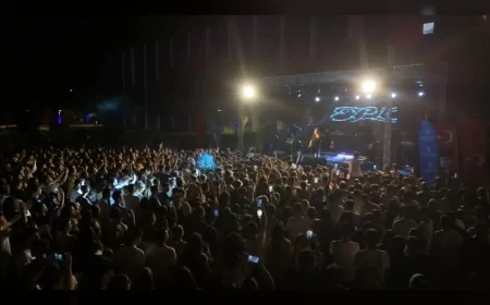 Aydın Büyükşehir Belediye Başkanı Özlem Çerçioğlu: “Yaza Merhaba Konserleri” Eypio ile Mimar Sinan Parkı’nda sürdü