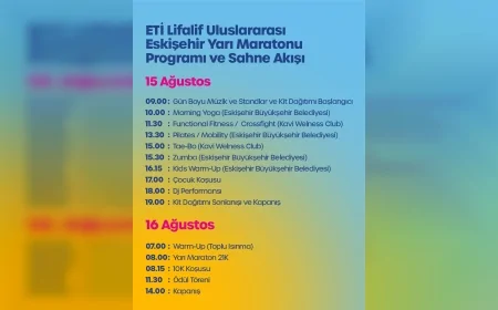 Eskişehir’de ETİ Lifalif Uluslararası Yarı Maratonu ve Spor Festivali için basın daveti