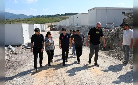 Yalova Bağlarbaşı Kentsel Dönüşüm Projesi’nde 2. Etap İçin Konteyner Kent Hazırlıkları Sürüyor