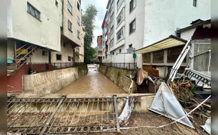 Giresun Belediyesi Selden Zarar Gören Keşap ve Duroğlu’nda Ekipleriyle Seferber Oldu