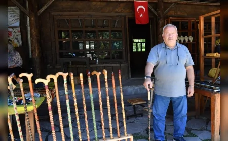 Kültür ve Turizm Bakanlığı Somut Olmayan Kültürel Miras Taşıyıcısı Ali Akçasu: “Devrek Bastonu Kızılcık Ağacından Yapıldığı İçin Esnek Ve Sağlamdır”