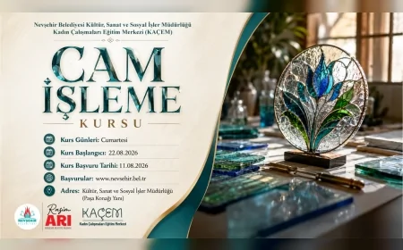 Nevşehir Belediyesi KAÇEM’de kadınlara yönelik meslek ve hobi kursları için başvurular başladı