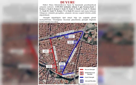 Eskişehir Büyükşehir Belediyesi duyurdu: Sivrihisar-1 Caddesi 16-19 Ağustos’ta trafiğe kapatılacak
