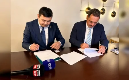 Balıkesir'de TİMBİR ile Özbekistan Gazeteciler Birliği arasında medya iş birliği mutabakatı imzalandı