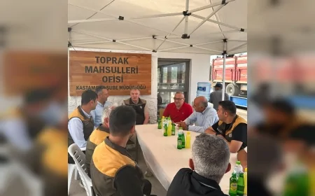 TMO Genel Müdürü Ahmet Güldal Kastamonu’da üreticilerin taleplerini yerinde dinledi