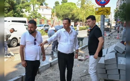 Bornova Belediye Başkanı Ömer Eşki: “Mustafa Kemal Caddesi’nde daha geniş ve kullanışlı alanları hizmete sunuyoruz”