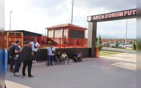 Arca Çorum FK’da Basın Toplantısı Krizi: Gazeteciler Tesislerden Ayrıldı