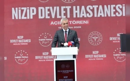 Sağlık Bakanı Prof. Dr. Kemal Memişoğlu: “Nizip Devlet Hastanesine anjiyografi cihazı kazandırmayı planlıyoruz”