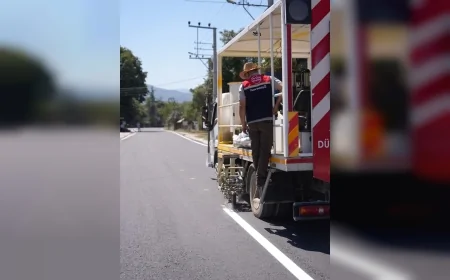 Düzce Belediyesi Asfalt Çalışmalarını Hızlandırdı, Kirazlı Mahallesi’nde 750 Metrelik Yol Bir Günde Tamamlandı