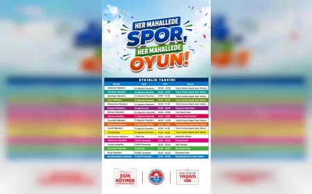 Maltepe’nin 18 mahallesinde çocuklar ve gençler Spor ve Oyun Şöleni’nde buluşacak