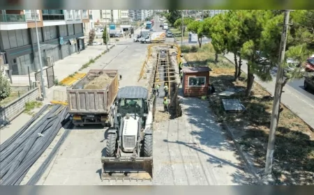 Aydın Büyükşehir’den Söke’ye 21 milyon liralık altyapı yatırımı: 600 metre menfez yapılacak
