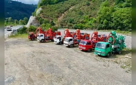 Giresun Belediyesi’nden patoz işletmecilerine fındık sezonu öncesi Ülper’de yeni çalışma alanı düzenlemesi