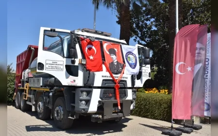 Salihli Belediyesi Satıh Kaplama Aracını Hizmete Kazandırarak Yol Çalışmalarını Hızlandıracak!