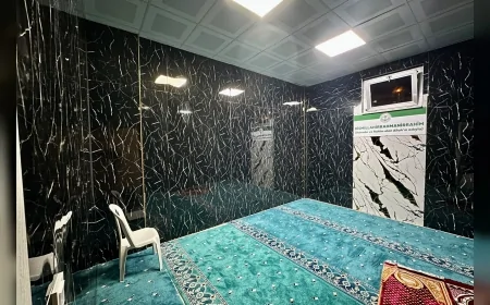 Giresun Belediyesi Alparslan Türkeş Botanik Parkı’nda Lavabo Ve Mescidi Yeniledi