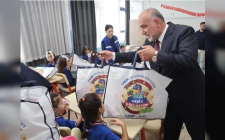 Canik Belediye Başkanı İbrahim Sandıkçı: “Bu Yıl da Tüm Öğrencilerimize Çanta Ve Kırtasiye Seti Hediye Ediyoruz”