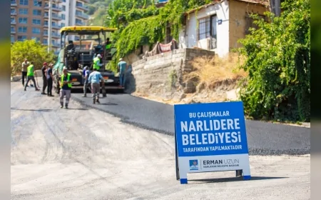 Narlıdere Belediye Başkanı Erman Uzun: “Her sokağımıza hizmet götürmek için çalışmaya devam ediyoruz”
