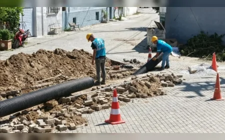 Aydın Büyükşehir Belediyesi İncirliova Osmanbükü’nde 3,9 Milyon Liralık Yağmur Suyu Hattı Yatırımını Başlattı