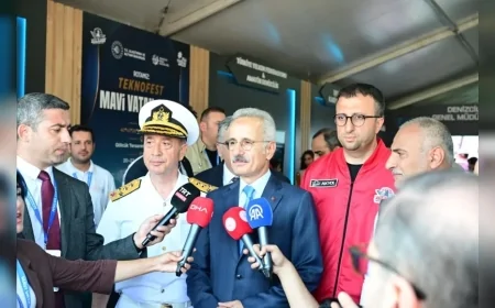 Ulaştırma ve Altyapı Bakanı Abdulkadir Uraloğlu: “Dünyanın en gelişmiş ülkelerine birçok gemi satıyoruz”