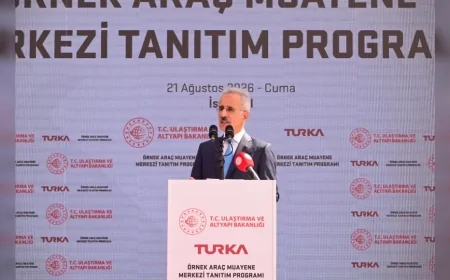 Ulaştırma ve Altyapı Bakanı Abdulkadir Uraloğlu: “Yeni nesil araç muayenesi için yaklaşık 3 milyar dolarlık yatırım planladık”