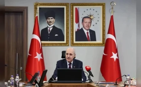 TBMM Başkanı Numan Kurtulmuş: “Netanyahu ve hükümeti işledikleri suçların hesabını uluslararası hukuk önünde verecek”