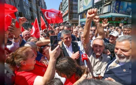 YENİ Parti Genel Başkanı Özgür Özel: “İktidarımızda çay ile fındığın alım ve fiyat garantisi var”