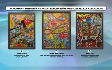 Millî Eğitim ve Millî Savunma Bakanlıklarının “Kahramanım Mehmetçik ve Vatan” yarışmasında kazananlar belli oldu