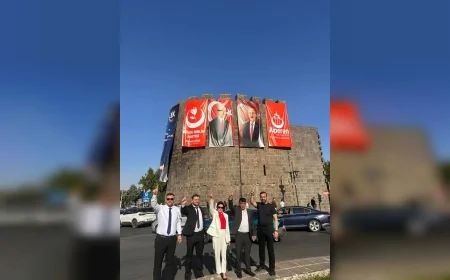 BBP Diyarbakır’dan Dağkapı Burcu’nda dikkat çeken Muhsin Yazıcıoğlu ve Mustafa Destici çalışması