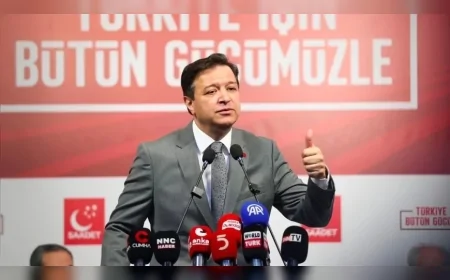 Saadet Partisi Genel Başkanı Mahmut Arıkan: “Gelecek Partisi’nin katkılarını saygıyla hatırlayacağız”