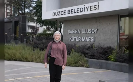Düzce’de Kütüphaneden Türkiye Derecesine Uzanan Başarı: Ravza Yıldırım, Hukuk Fakültesine Tam Burslu Yerleşti