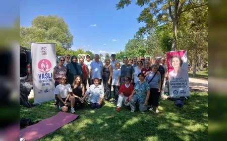 Eskişehir’de Aktif Yaşam Parkı 60 Yaş Üzeri Vatandaşların Sağlık ve Sosyalleşme Noktası Oldu