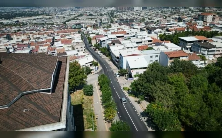 BÜYÜKŞEHİR BELEDİYESİ, NİLÜFER’DE DUMLUPINAR CADDESİ’Nİ YENİLEYEREK ULAŞIMI DAHA GÜVENLİ HALE GETİRDİ