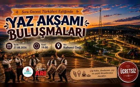 Nevşehir Belediyesi Yaz Akşamı Buluşmaları’nı Kahveci Dağı’nda Sıra Gecesi Konseptiyle Düzenleyecek