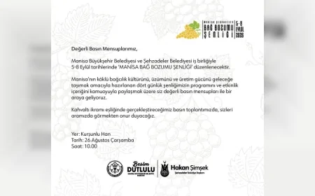 Manisa’da Bağ Bozumu Şenliği’nin programı 26 Ağustos’ta açıklanacak