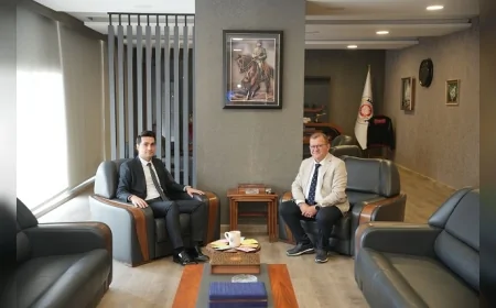 Çorum Cumhuriyet Başsavcı Vekili Şahin Kaplan’dan Çetin Başaranhıncal’a ziyaret