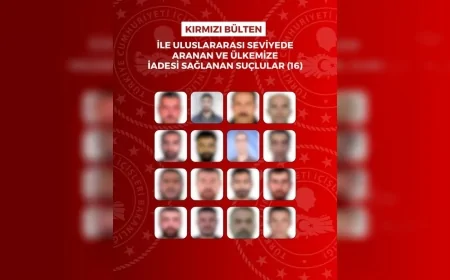 İçişleri Bakanlığı: “Kırmızı bültenle ve ulusal seviyede aranan 60 suçlu ülkemize geri getirildi”